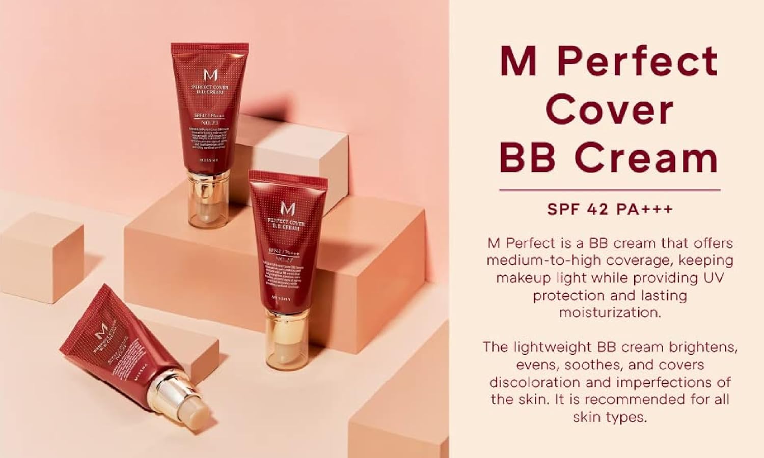 M PERFECT COVER BB CREAM SPF42 PA+++